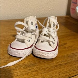 Converse Kids Cream High-Top Sneakers